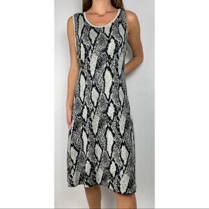 Torrid Gray Black Tank Sleeveless Swing Dress